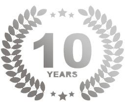 10 years in business