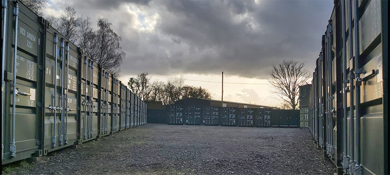Landford Self Storage facility main yard